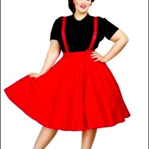 Collectif circle suspended skirt sz 18